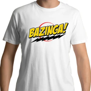 Big Bang Theory: Bazinga T-Shirt (White)