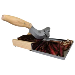 Biltong Cutter with Magnetic Stainless Steel Tray